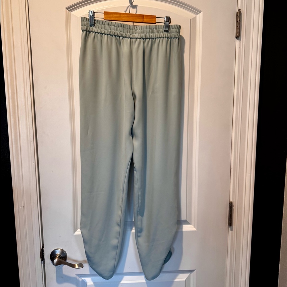 Amanda Uprichard pale blue joggers